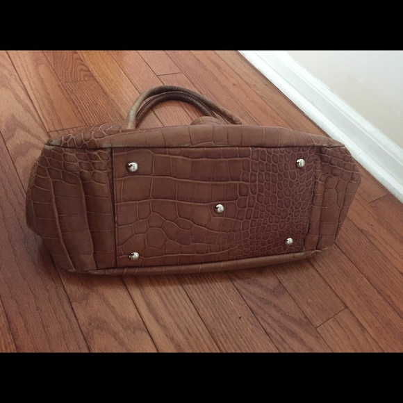 Furla leather croc print bag - Picture 5 of 8